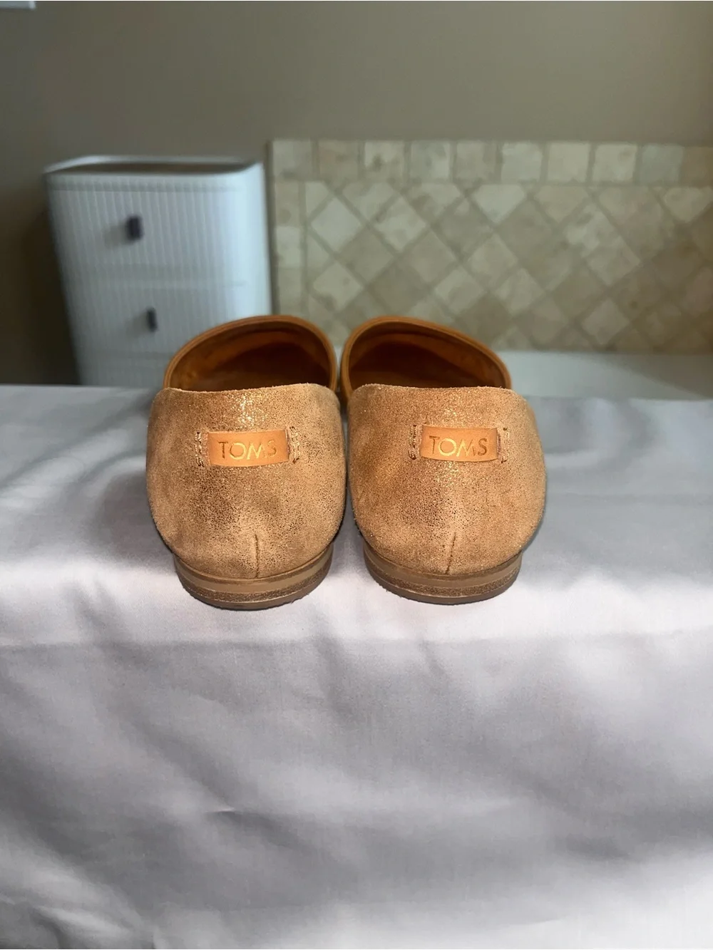 Toms Women's Tan D'Orsay Flats - Light Brown